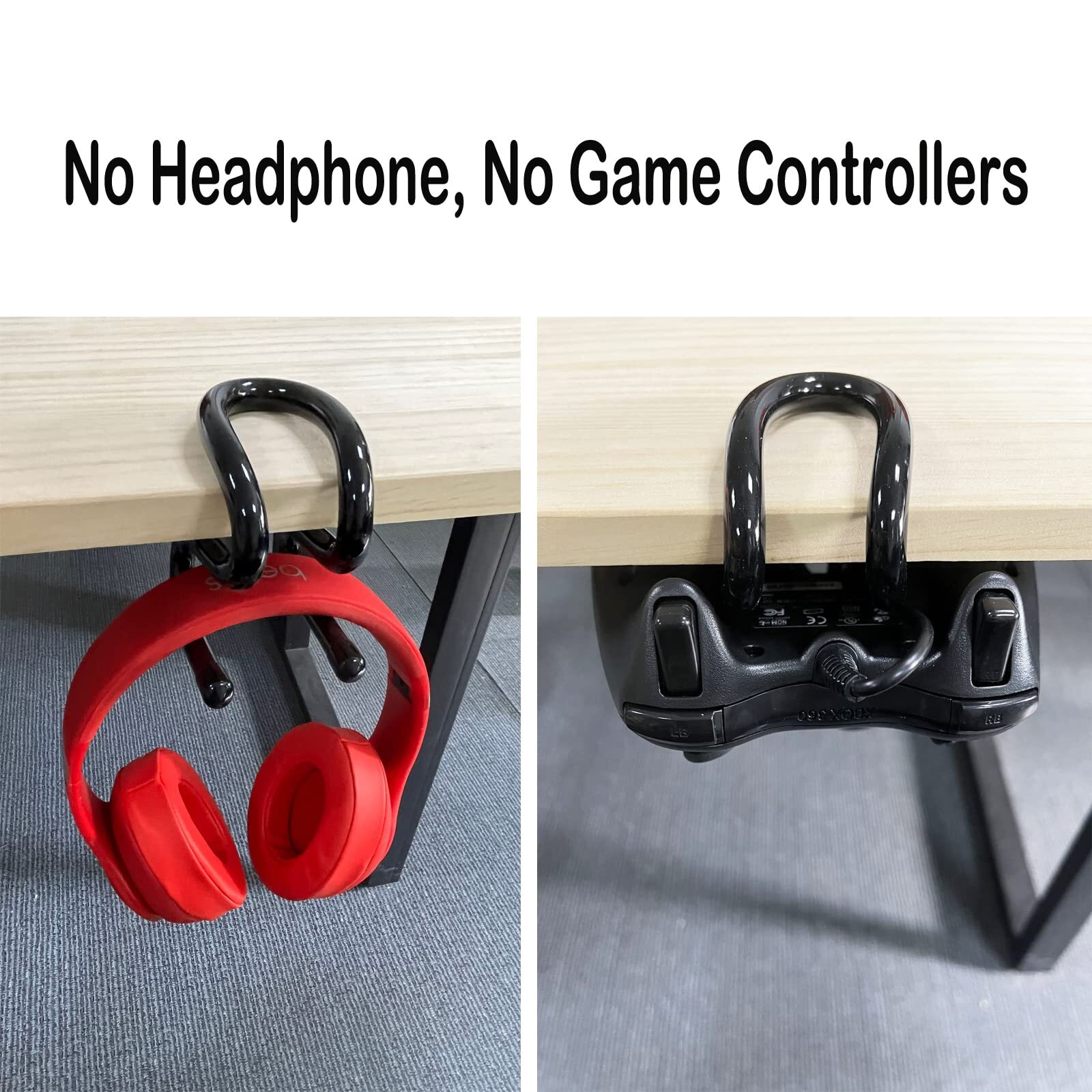 Desk Bag Holder - Clamp-On Purse Hook for Tables & Counters