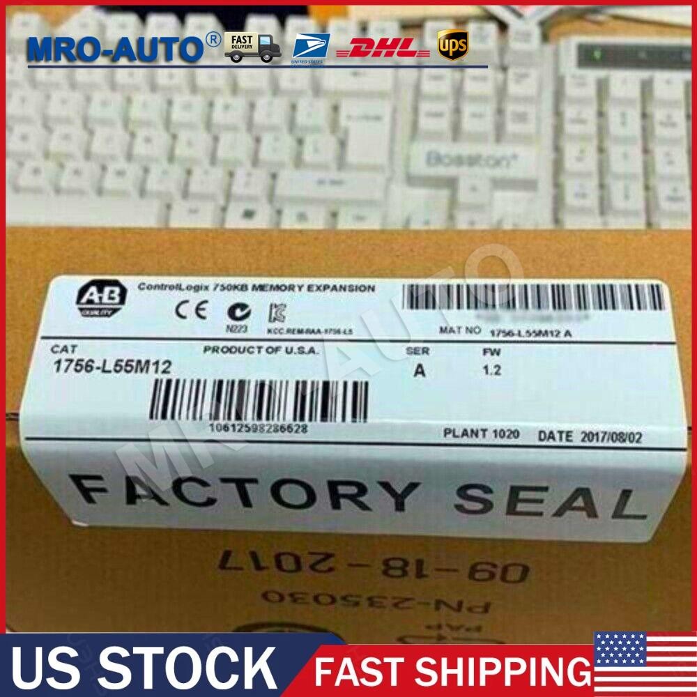 NEW IN BOX AB1756-L55M12 SER A ControlLogix Processor 750KB Memory USA
