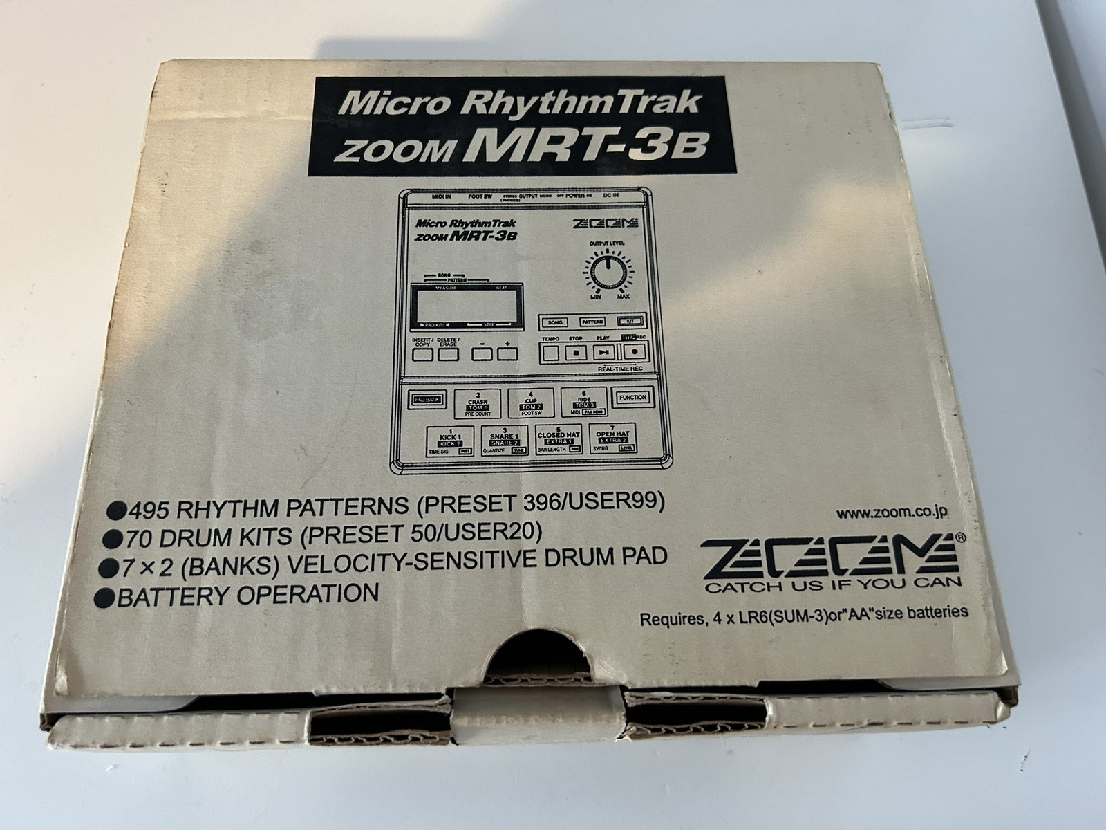 ZOOM MRT-3B Micro Rhythm Trak Drum Machine Electronic