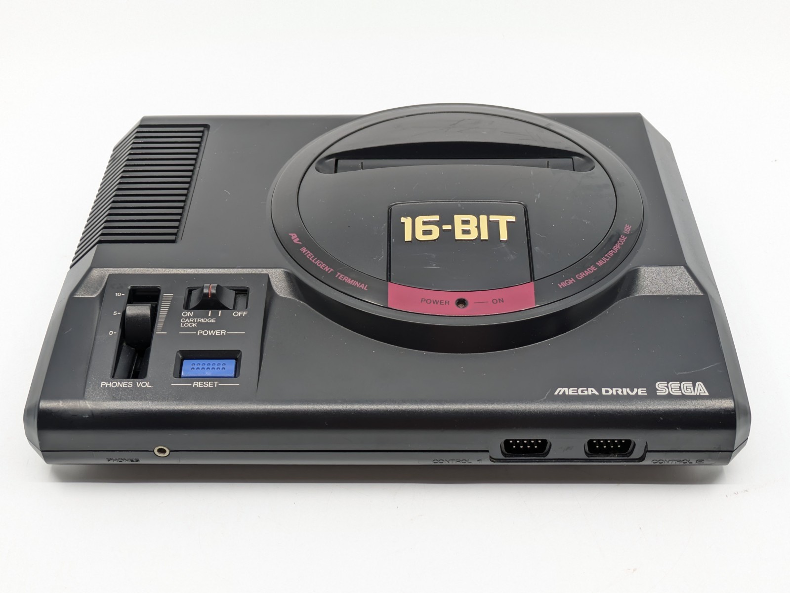 Sega Mega Drive HAA-2510 Console w/ Controller AV Cable AC Adapter Tested Japan
