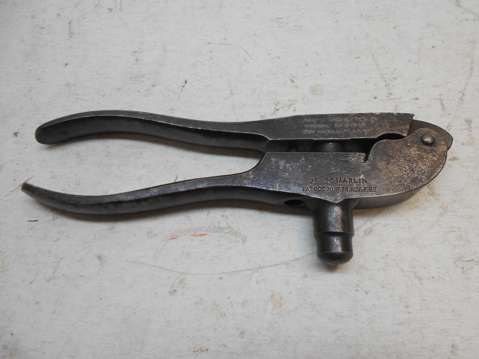 vintage winchester 25/20 marlin reloading tool winchester repeating arms co
