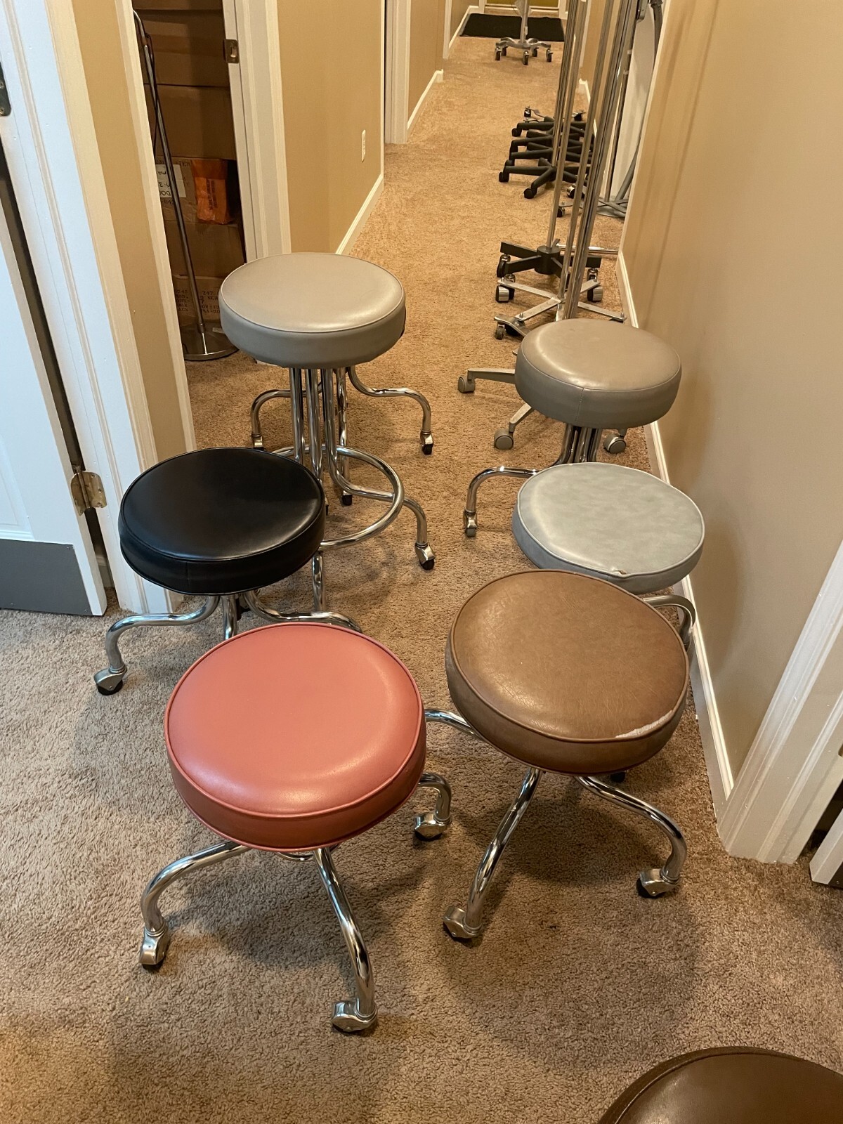 screw base exam stools-Mulitple Avavilable.