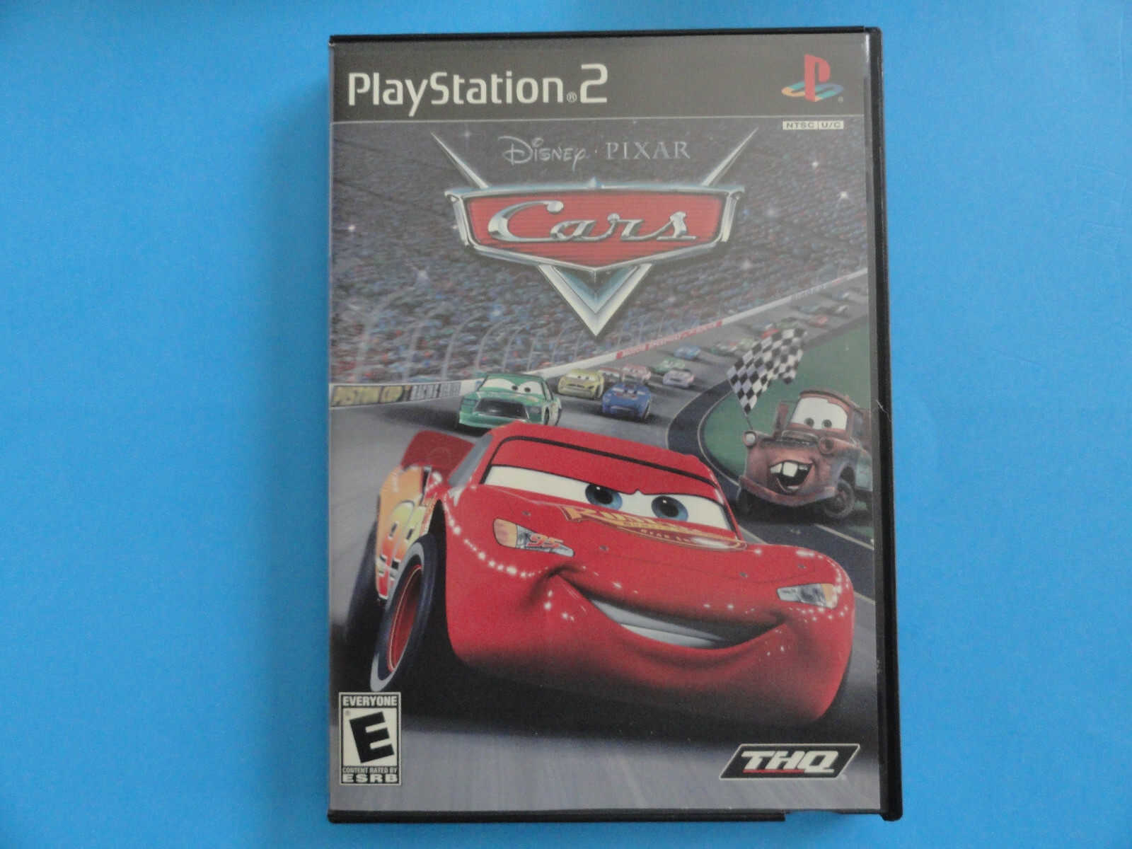 PLAYSTATION 2 DISNEY PIXAR CARS  ORIGINAL COVER ART AND BLOCKBUSTER VIDEO CASE