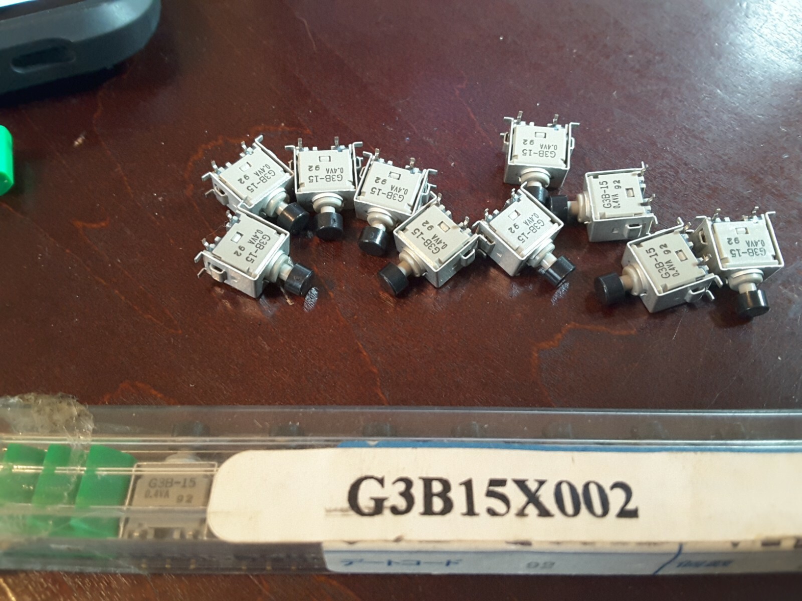 (10PCS) G3B15X002 G3B PUSHBUTTON SWITCH NKK NEW FROM  FACTORY TUBES SALE $19