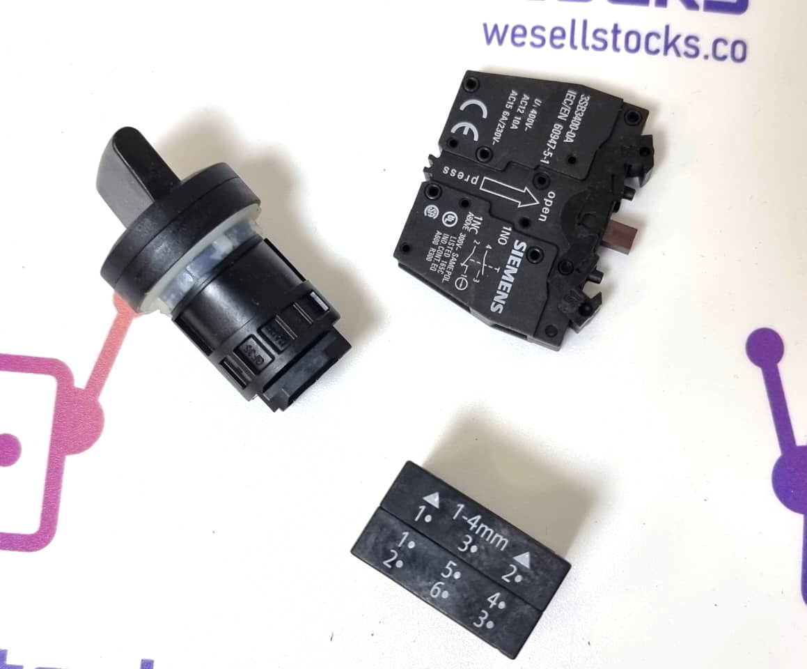 SIEMENS 3SB3201-2KA11 Rotary Switch