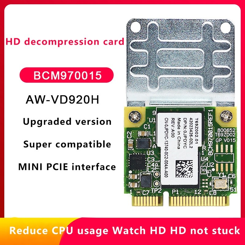 BCM970015 BCM70015 Video Decoder 1080P PCI-E Adapter Hardware Video8462