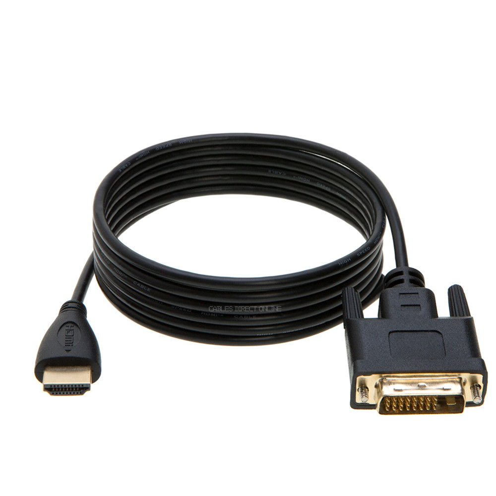DVI-D to HDMI Cable Monitor Cord PC Laptop Monitor LCD Projector Display Adapter
