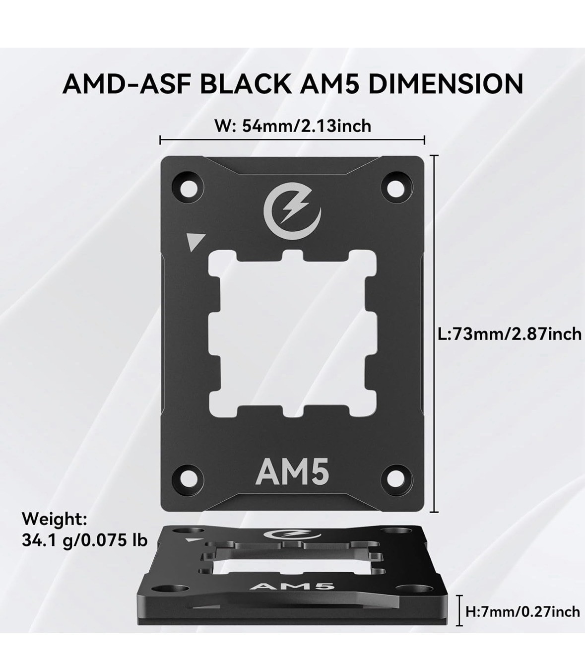 AM5 Contact Frame for Secure AM5 CPU Anti-Bending Buckle Kit, AM5 CPU Bracket...