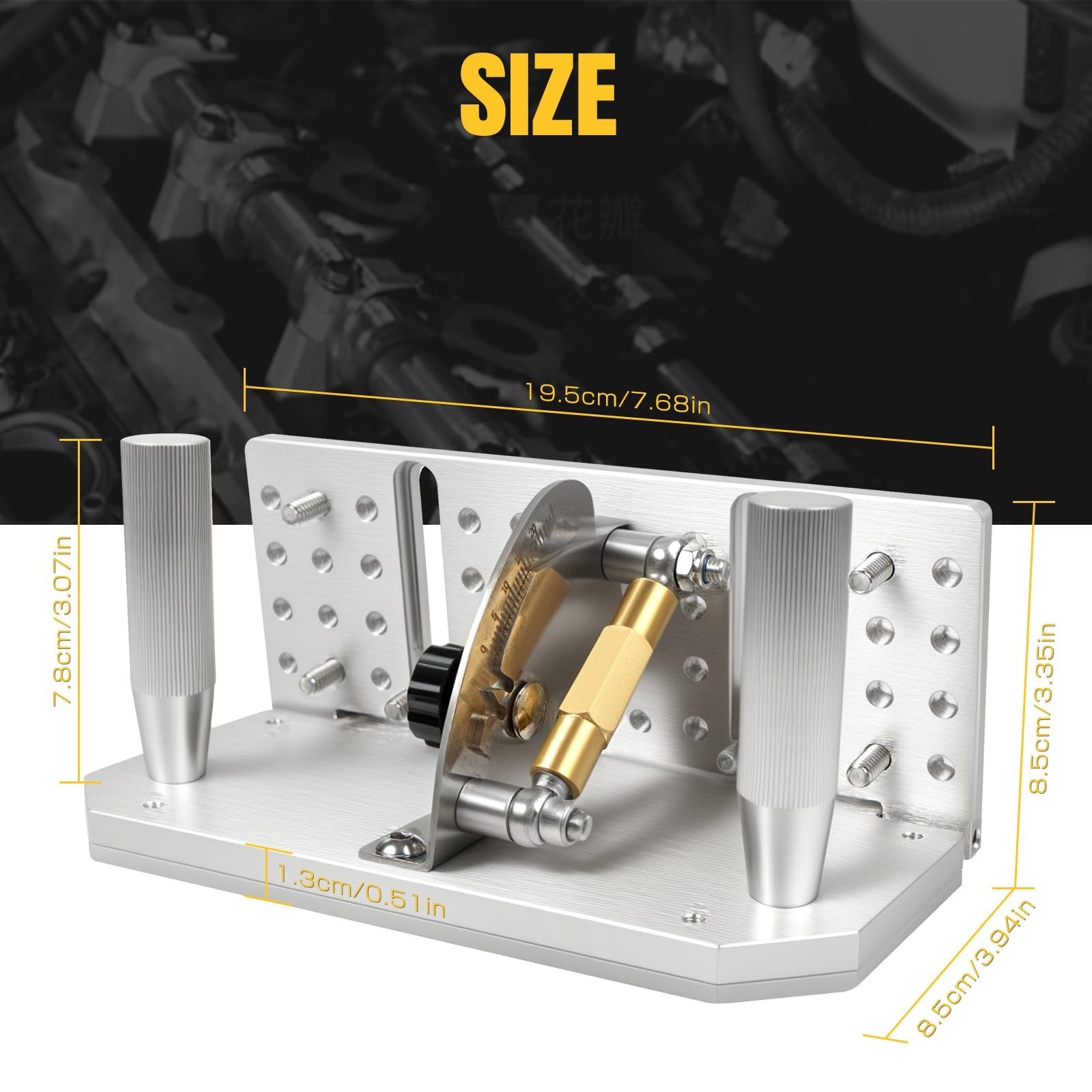 Adjustable Knife Jig for Belt Grinder - 7.75" Sharpening Locator, Angle Guide -5