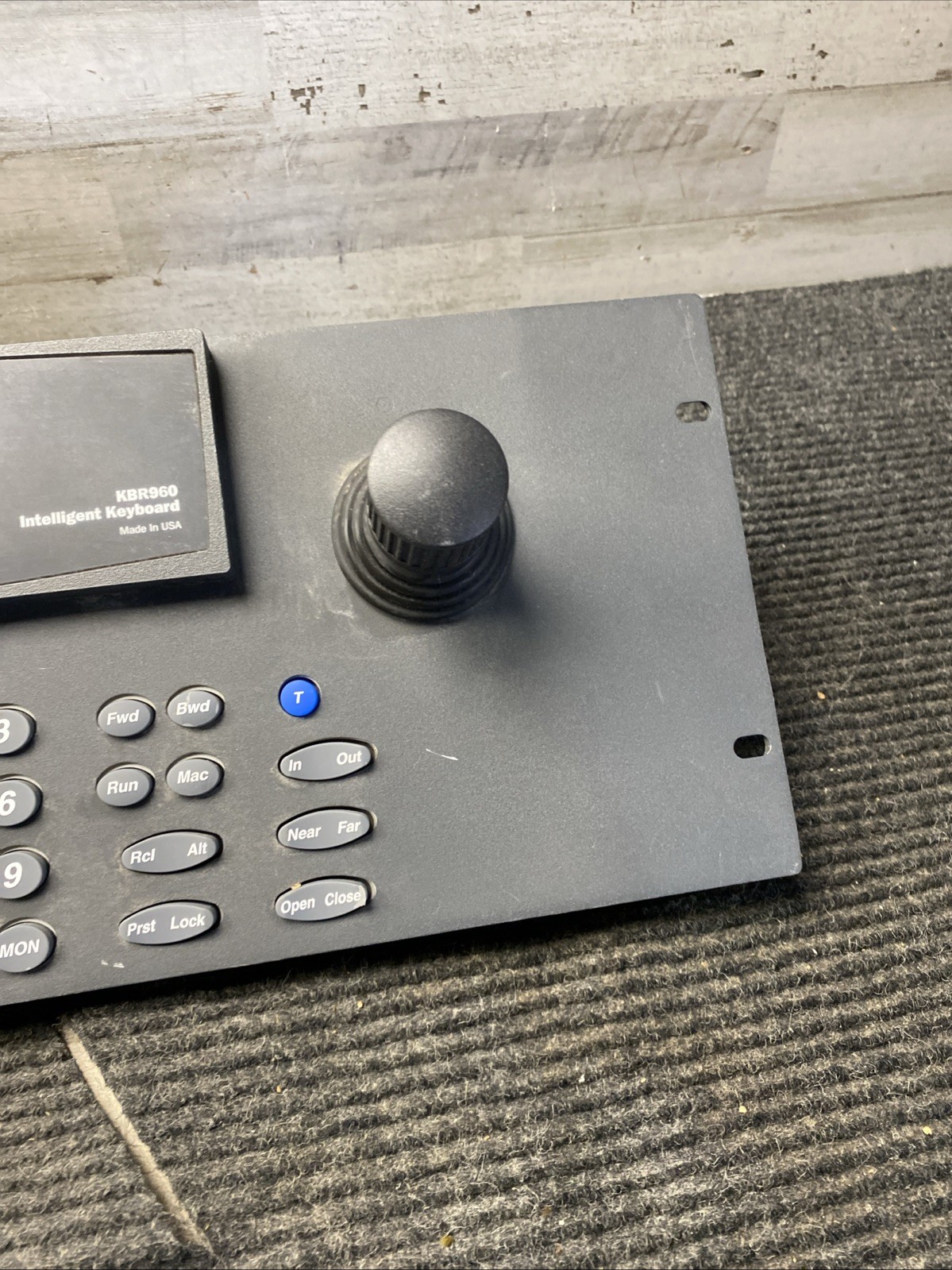 Pelco KBR960 Rack Mount Keyboard, Joystick Zoom Control