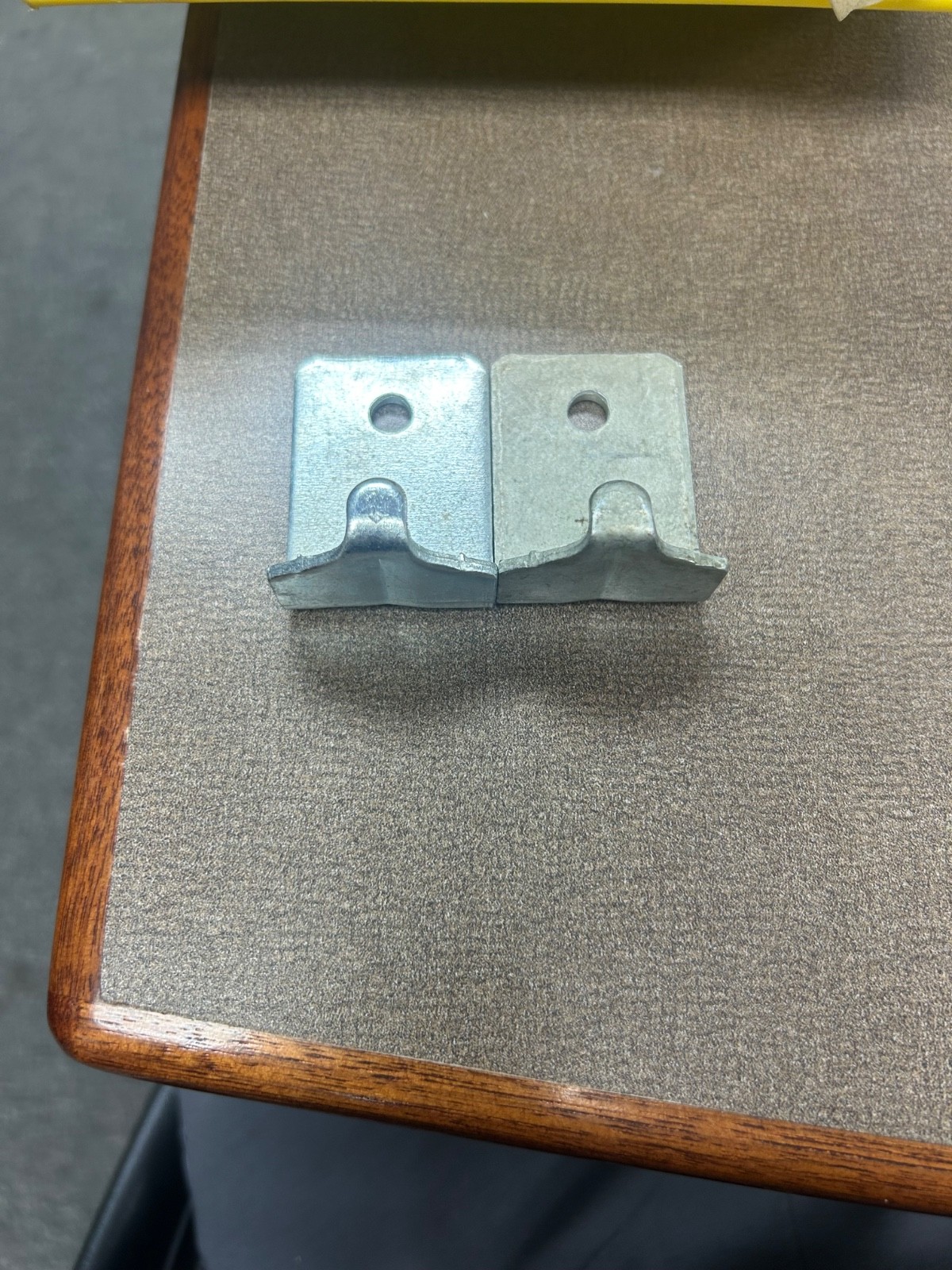 10lb Silver standard fire extinguisher bracket