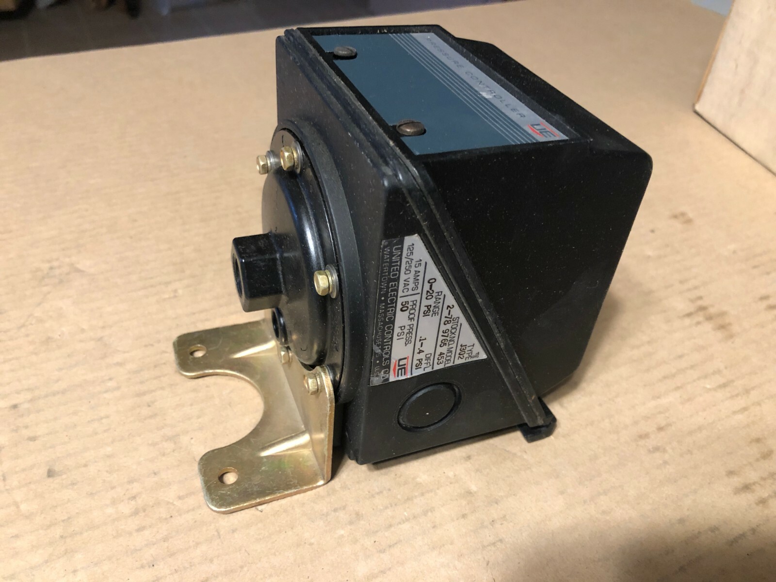 United Electric Control, Pressure Control, J302 9765 453
