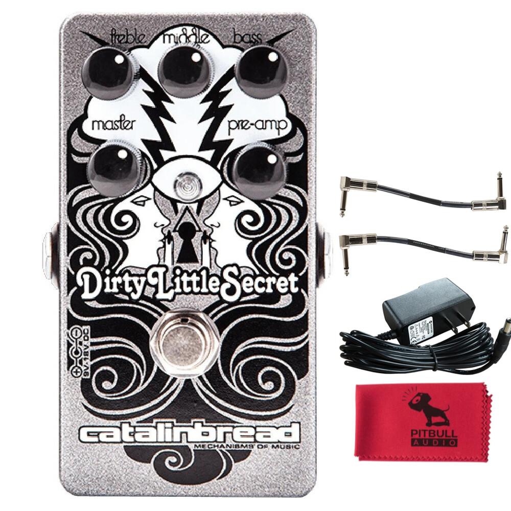 Catalinbread Dirty Little Secret MkIII Overdrive Pedal w/ Power, Cables & Cloth