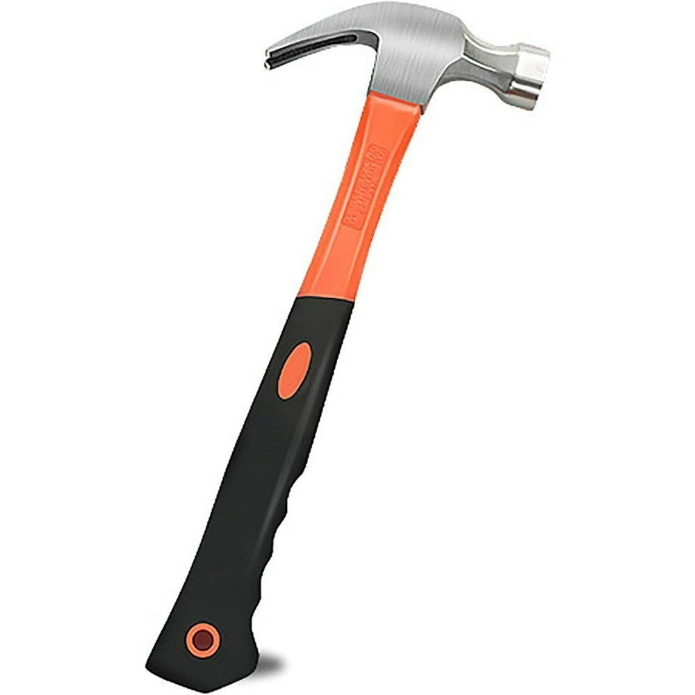 Forged Steel Claw Hammer, 1 Pcs 11 Oz Tack Stubby Hammer with Leather Handle for