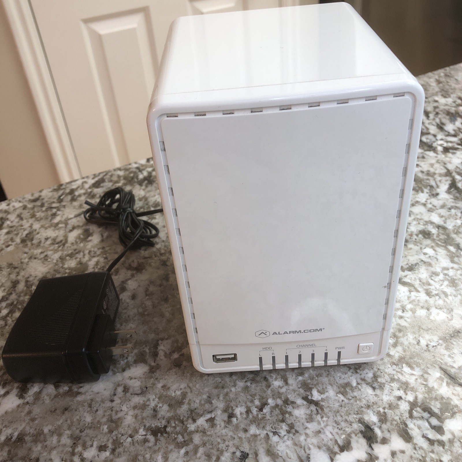Alarm.com ADC-SVR100 DVR Stream Video Recorder 4-Channel SVR Local Backup + Cord
