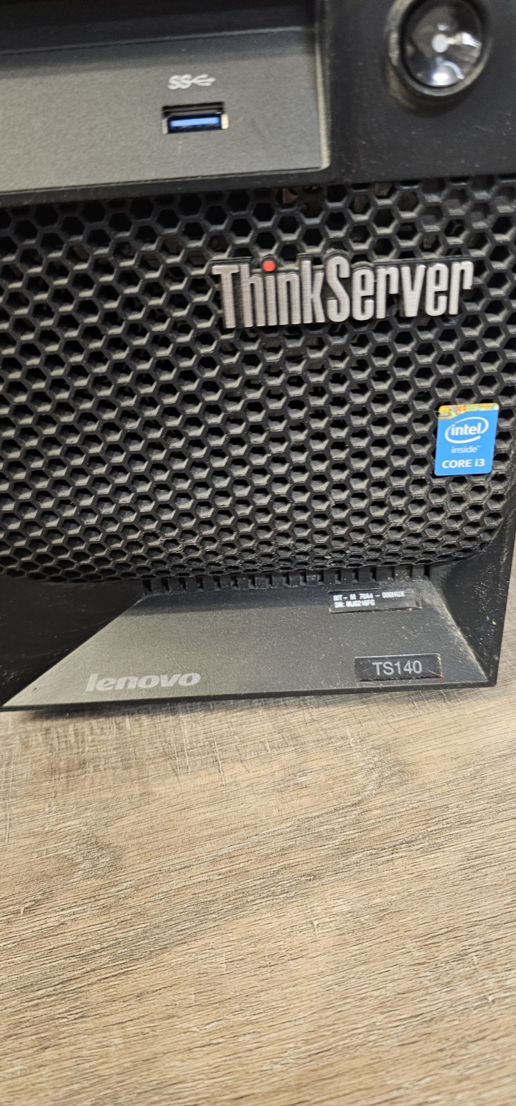 Lenovo ThinkServer Computer TS 140 CD Intel i3 Used Power Tested Only