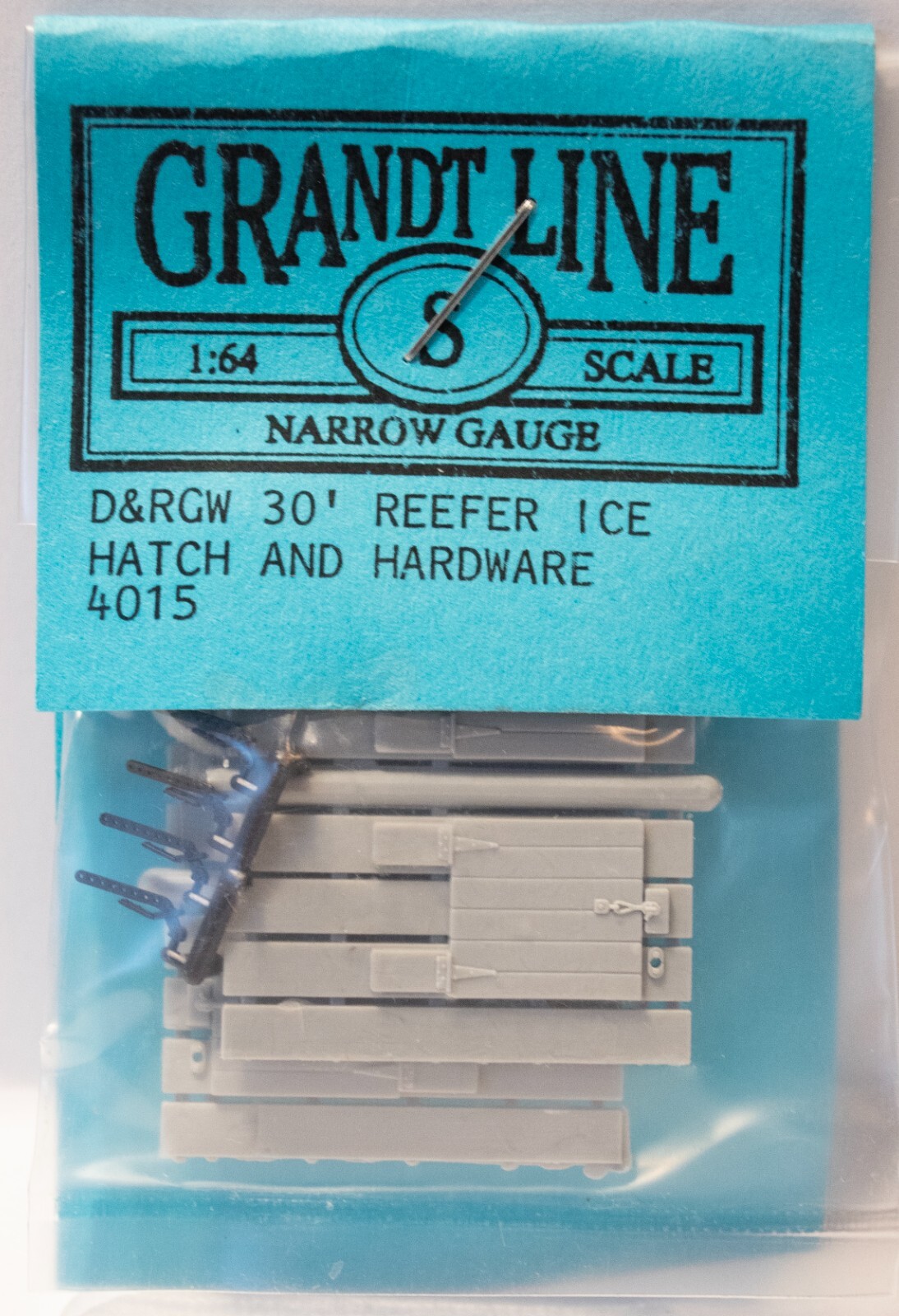 Grandt Line S #4015 	Ice Hatcher & Hardware Set -- Rio Grande 30' Reefer
