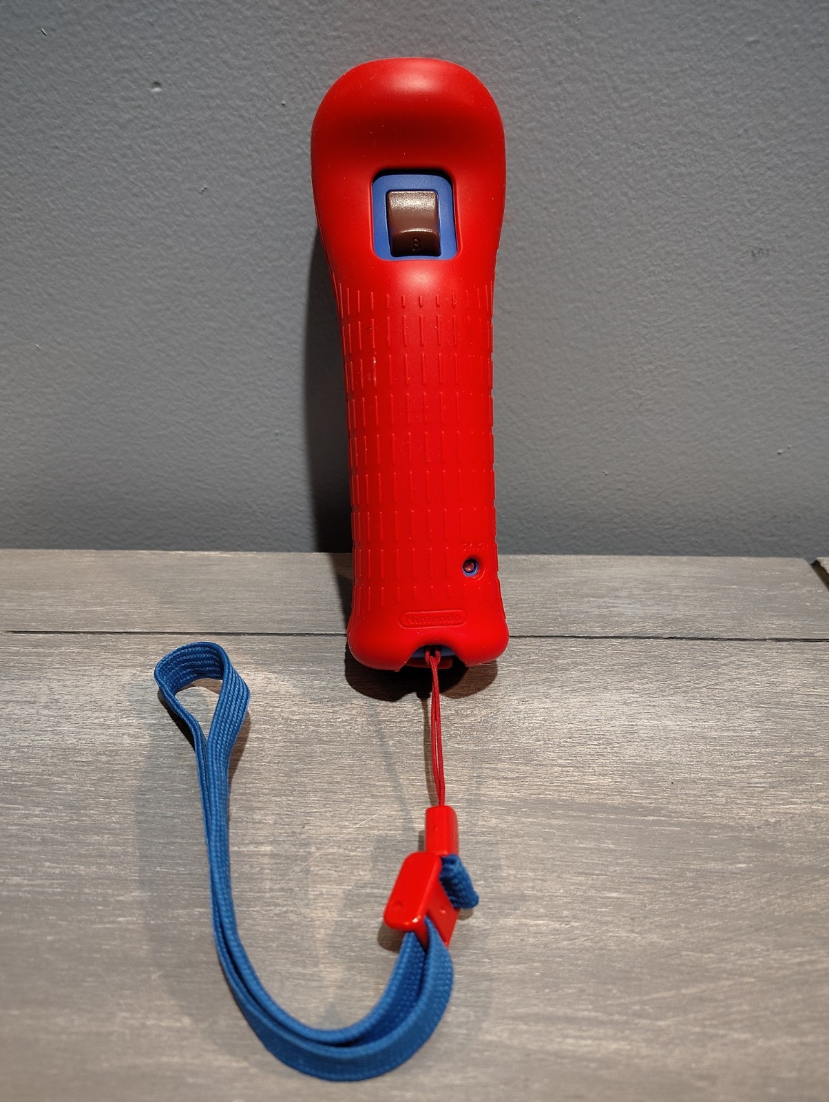 Official Wii Remote MARIO Red Nintendo Motion Plus OEM Controller Tested Working