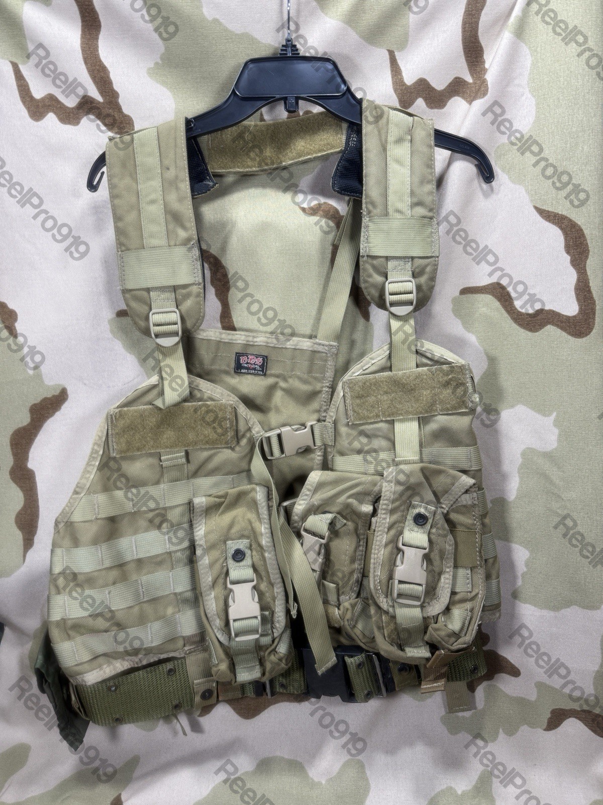 BDS Tactical V-Ops Split Front Chest Rig Custom Built MARSOC Tactical Pouch USGI
