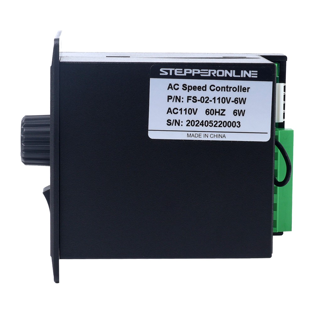 STEPPERONLINE Speed Controller for Variable Speed Motor 6W Single Phase 110VAC