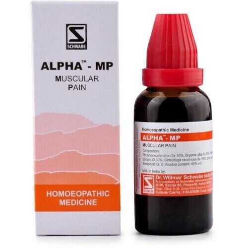 Willmar Schwabe India Alpha MP Muscular Pain 30ml Pack of 2 Muscular Pain