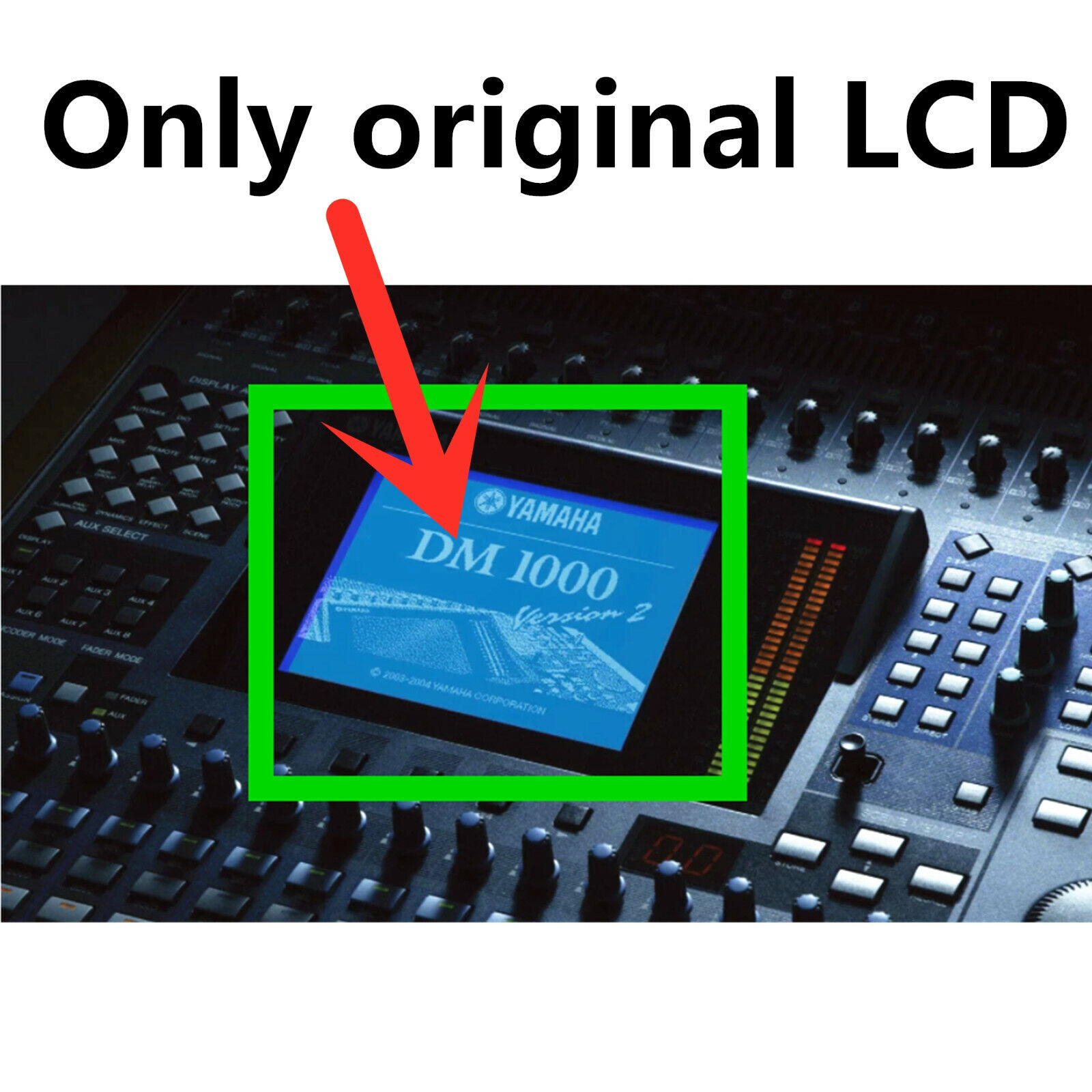 Original LCD Fit For Yamaha DM 1000 Digital Mixer Console Display screen