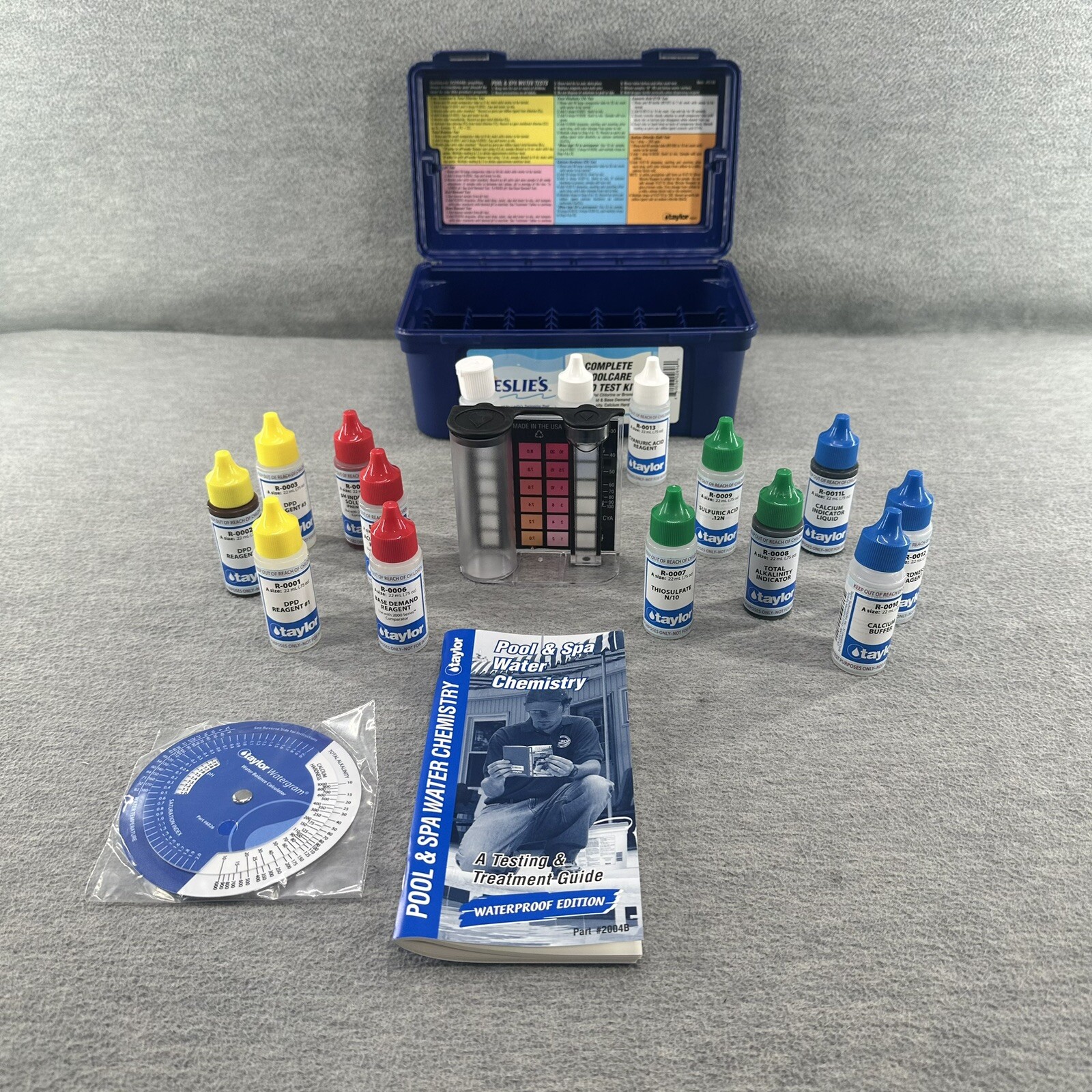 LESLIE'S / TAYLOR - Complete DPD Poolcare Test Kit E2012 (C)