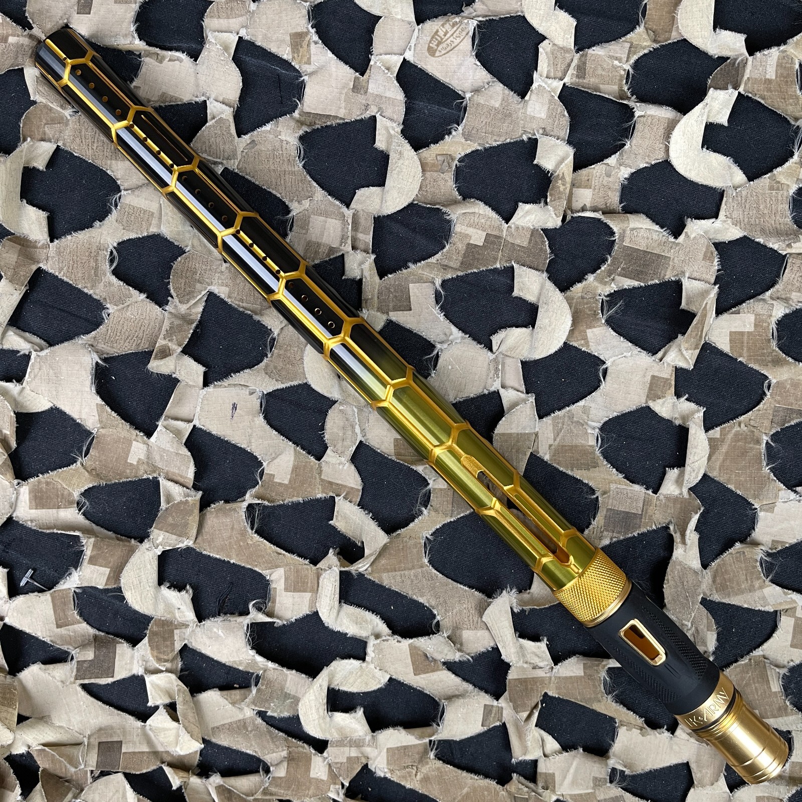 HK Army 15" LAZR Elite Nexus Barrel Kit Colored Inserts - Gold/Black - AC