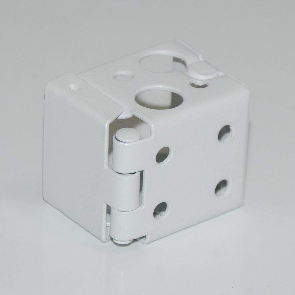 Box Mounting Bracket 1set for 1" Mini Blinds White Color Window Blinds Headrail