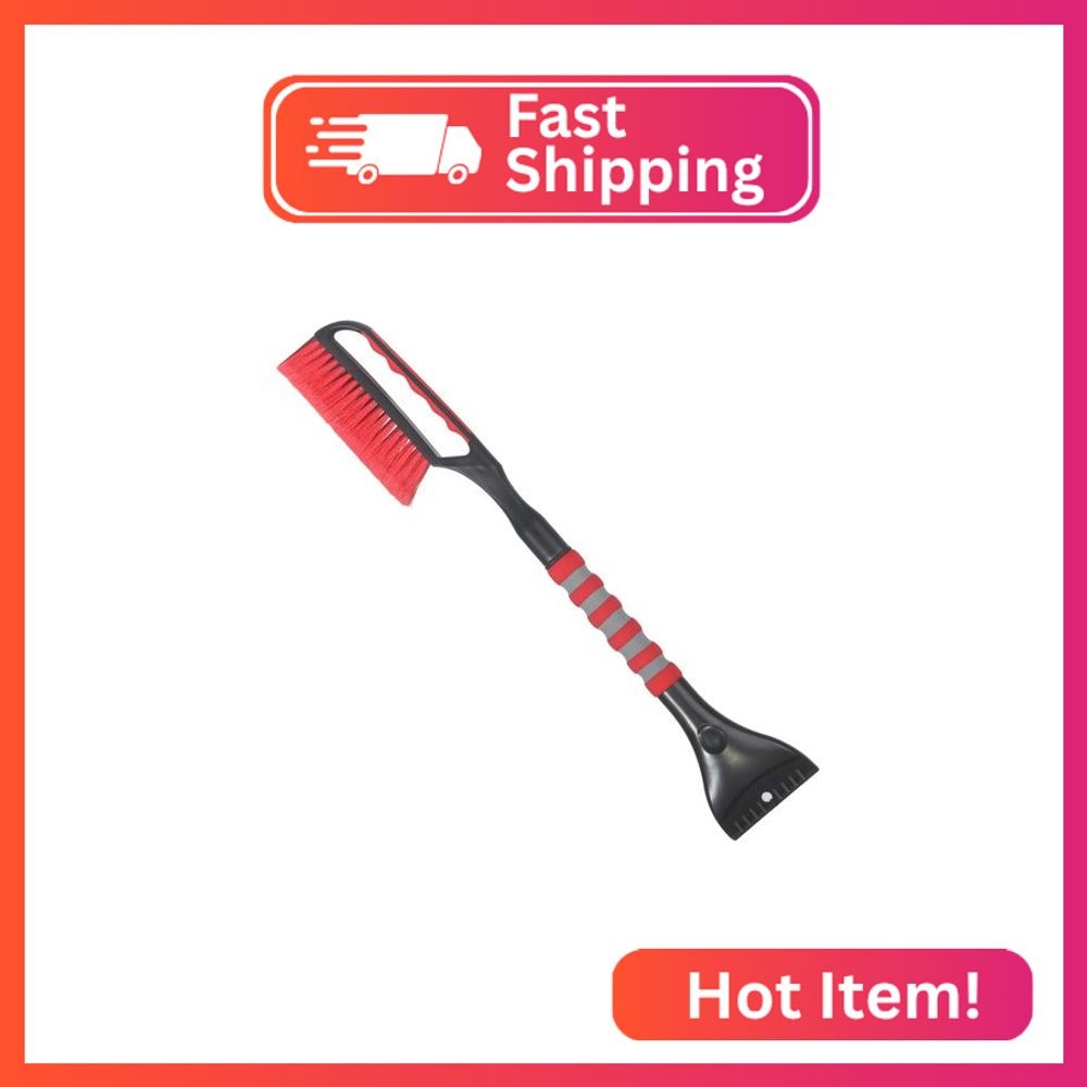 LoyaGour Snow Brush and Ice Scraper for Car Windshield,26.4" Window Scraper Deic