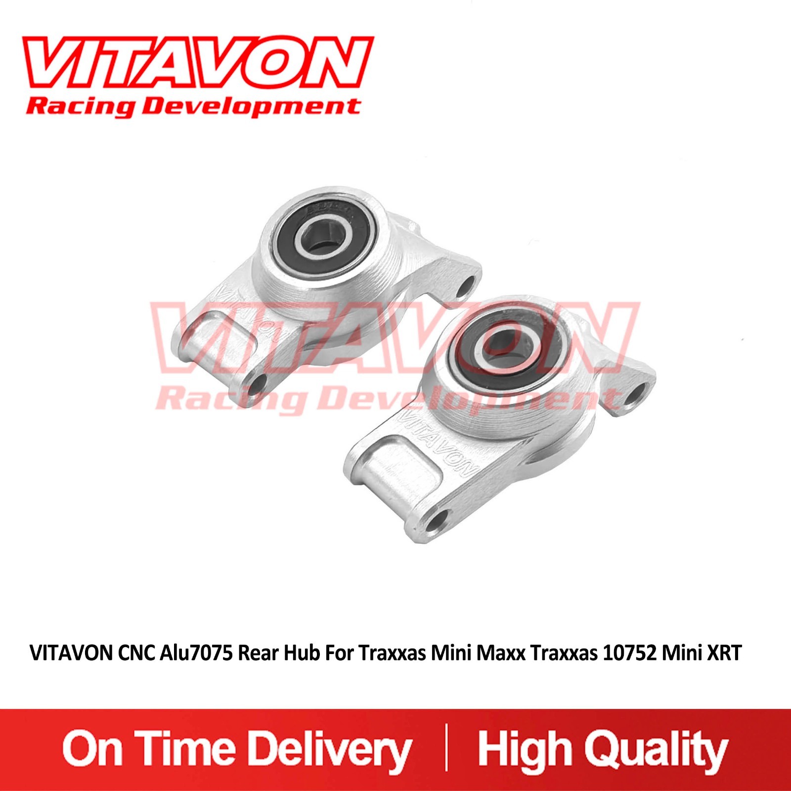 Vitavon CNC Alu7075 Rear Hub For Traxxas Mini Maxx  10752 Mini XRT