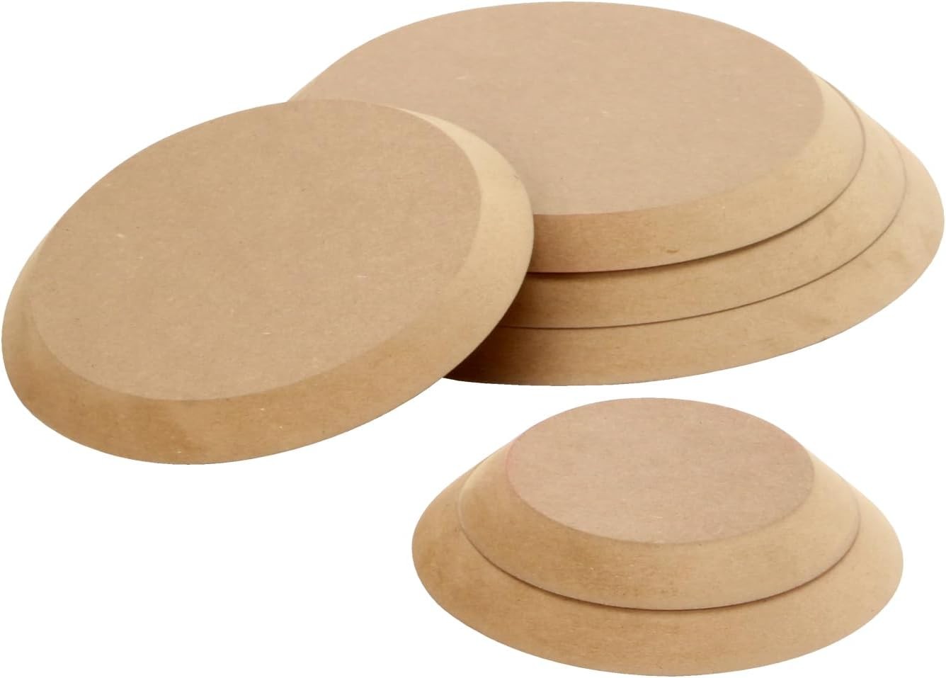 6 Pcs Pottery Mold Tools, Round Wooden Ceramic Mold for Clay | Handbuilding Pott