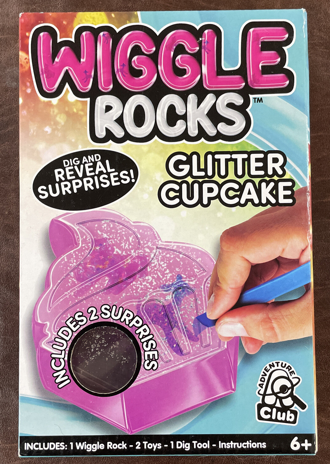 Wiggle Rocks Glitter Cupcake Adventure Club Craft Kit NEW