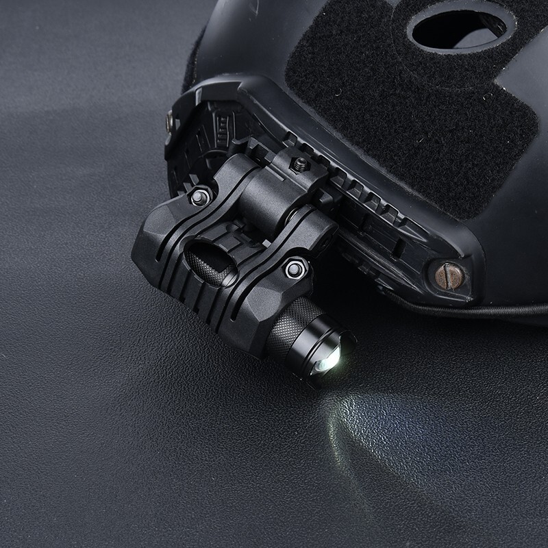 Tactical FAST Helmet Lamp Portable Headlight LED Mini Flashlight Hunting Light