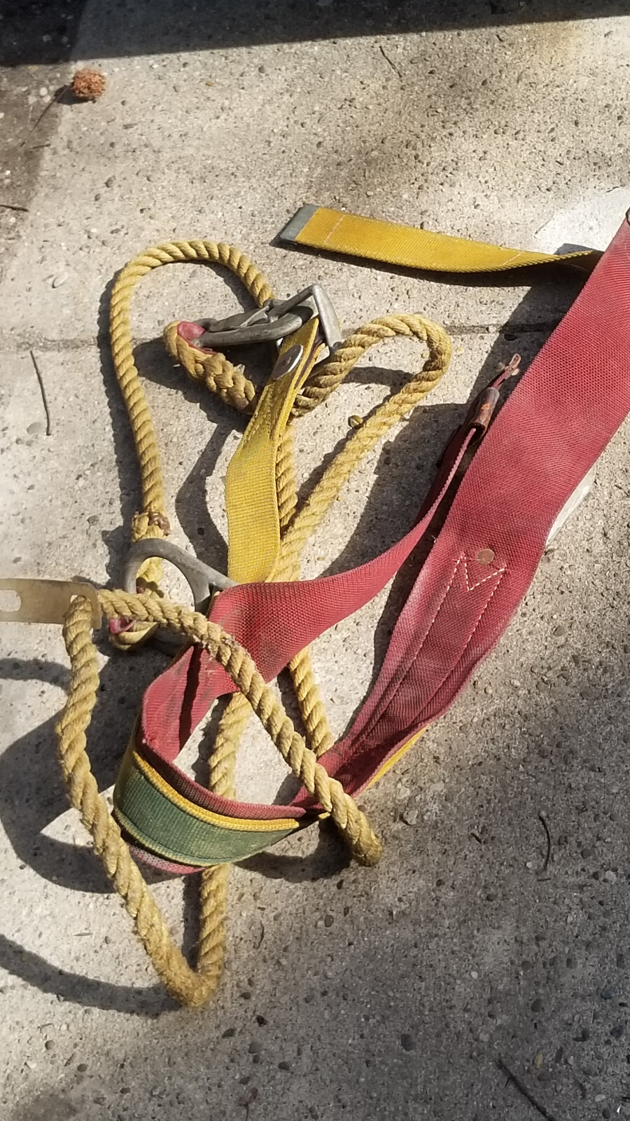 VINTAGE ATLAS SAFETY EQUIP. PROTECTION POLE LINEMAN BELT  SECURITY HARNESS 245