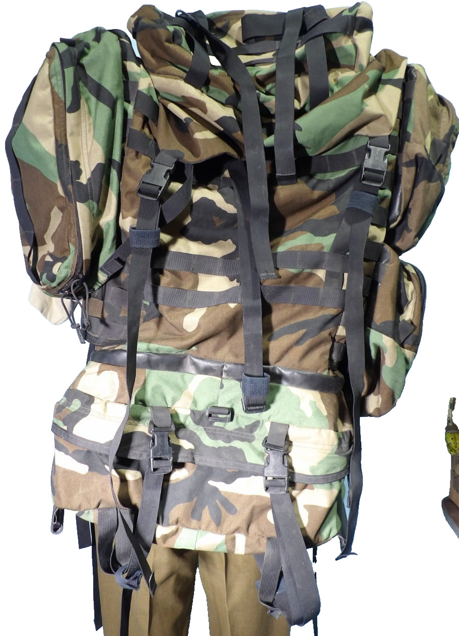 GREGORY SPEAR BACKPACK - UM21 MILITARY RUCKSACK M81 WOODLAND INTERNAL FRAME RUCK