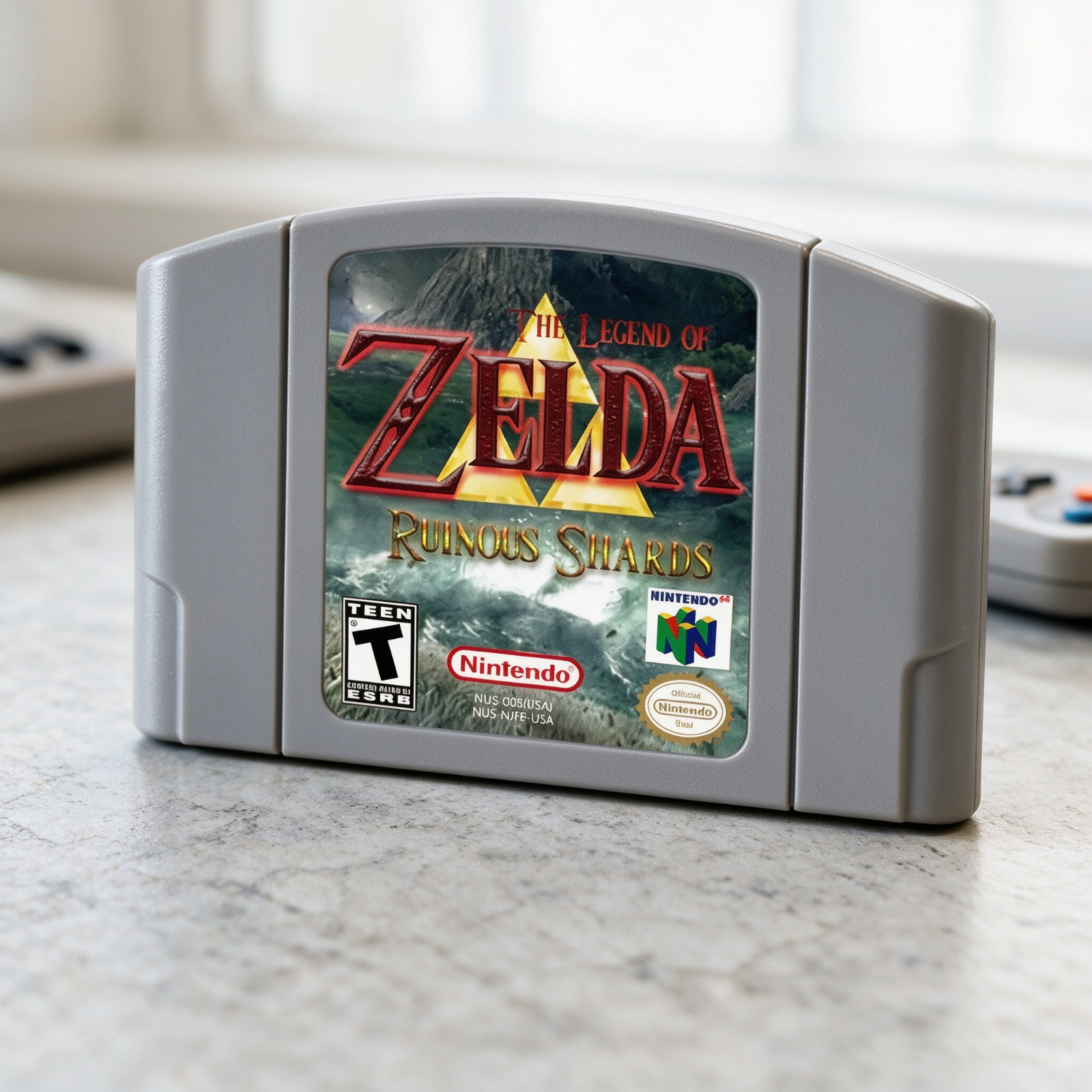 The Legend of Zelda: Ruinous Shards N64 Game Card
