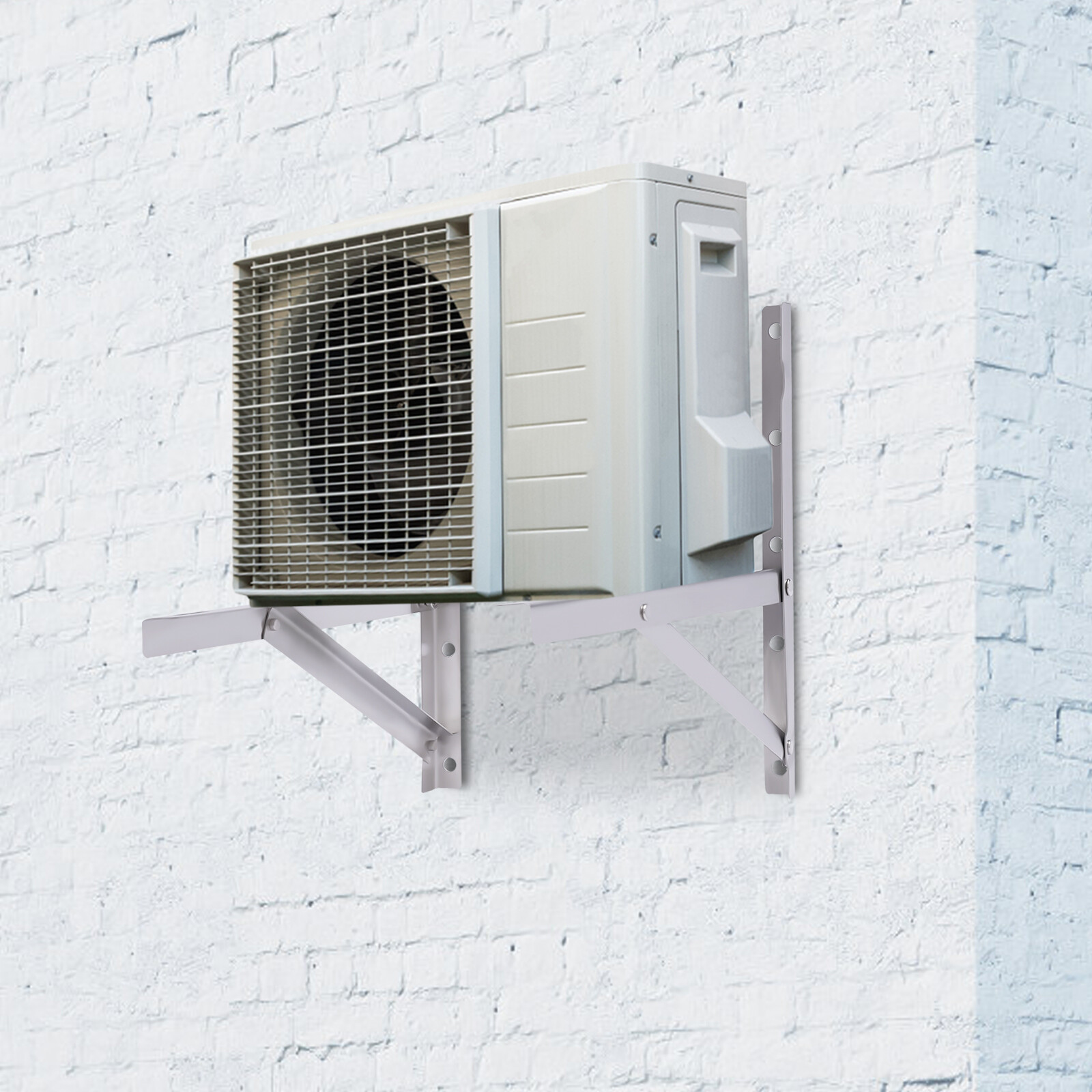 Heavy Duty Wall Air Conditioning AC Bracket Ductless Mini Split Hanging Rack