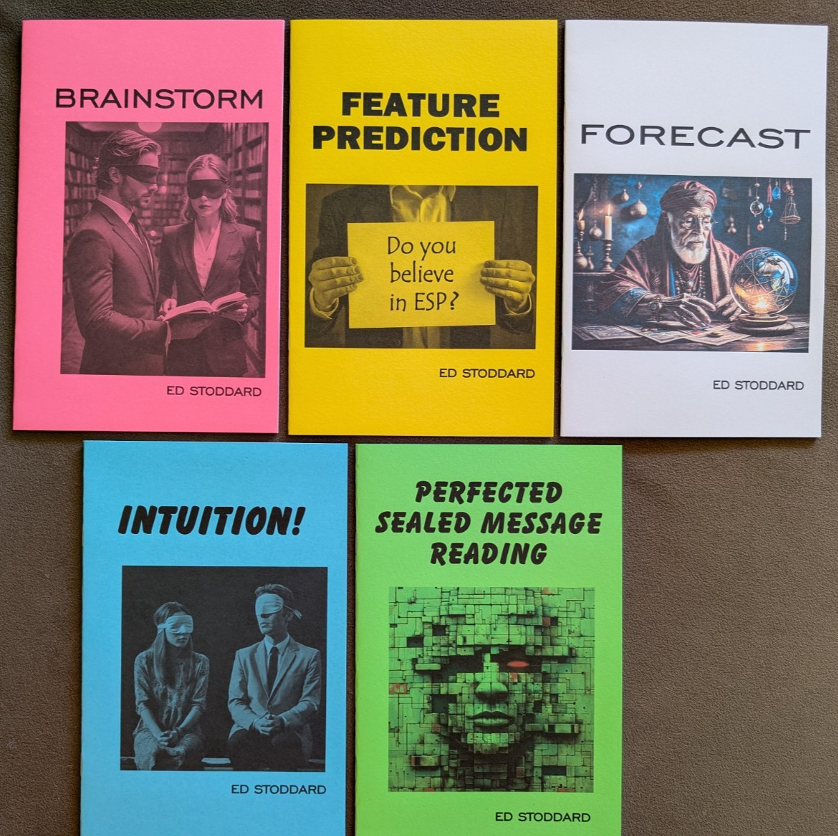 Mentalism Lot of 5 Books by Ed Stoddard : take your act to the next level!