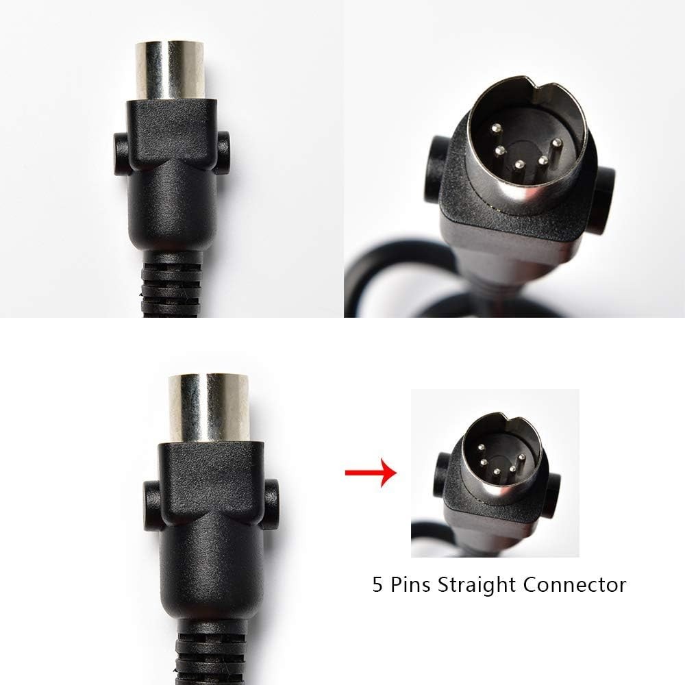 Up and Down 4 Button 5pin Roll Line 180° Electric Sofa Remote Hand Control fo...