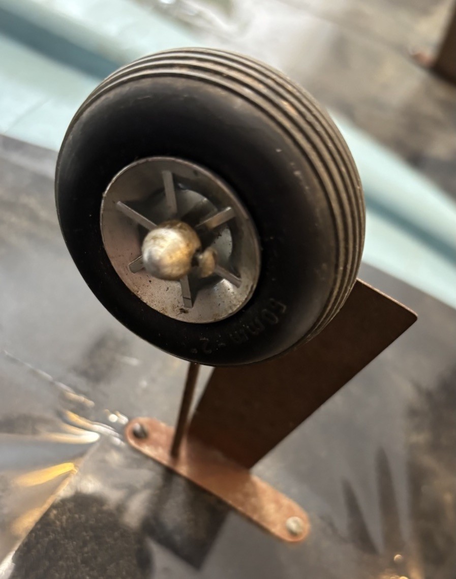 Vintage Tether Plane with Missing Motor. Untested but Elevators Seem To Work.