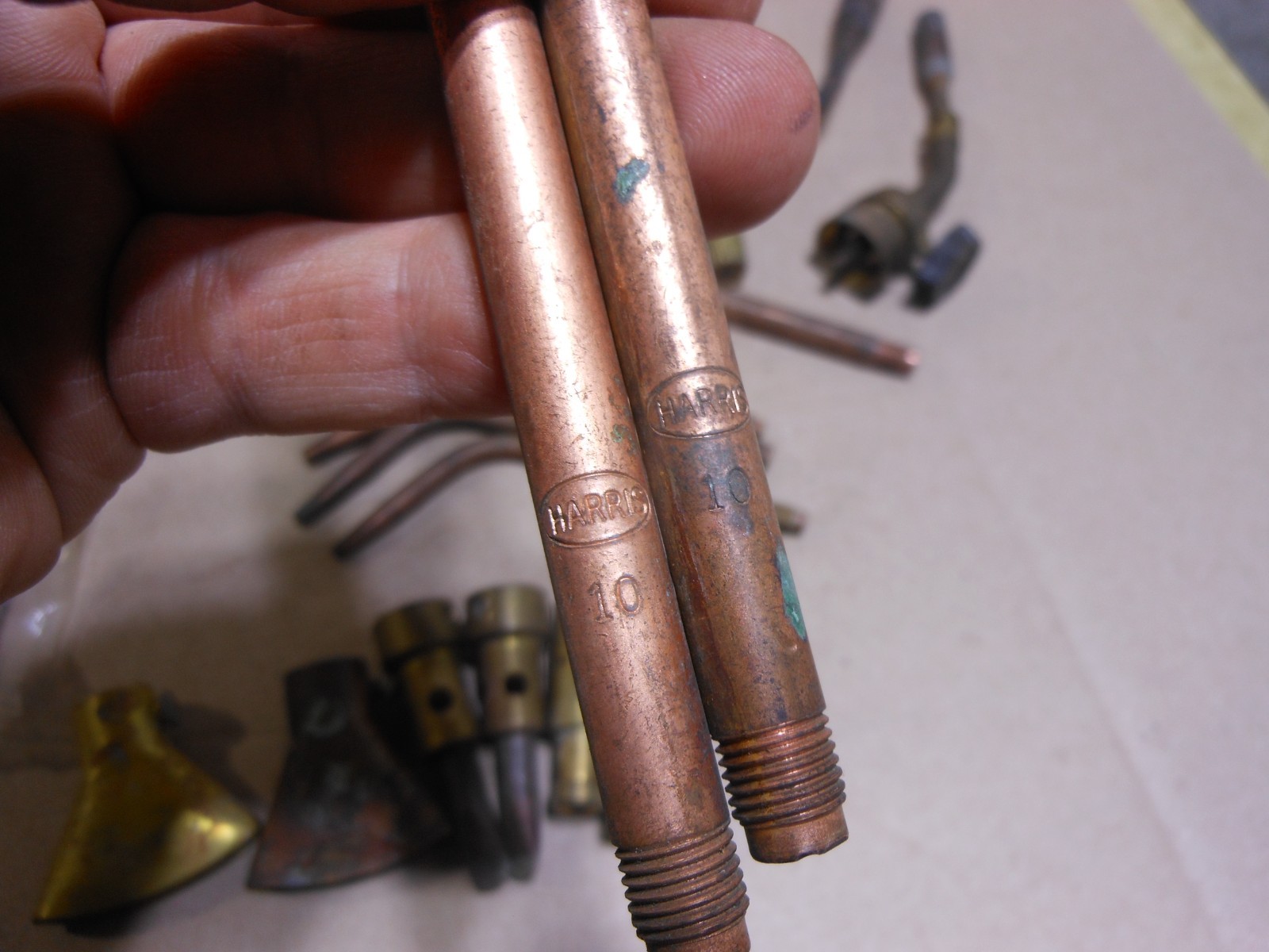 Lot of Torch Soldering Welding Parts Tips Valves - See pics