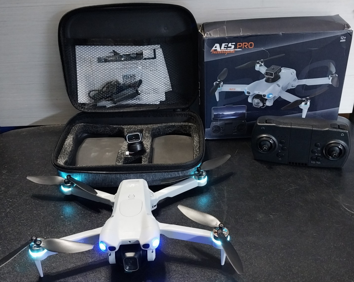 AE5Pro Drone HD ESC Dual Camera Optical Flo Obstacle Avoidance Phone Holder