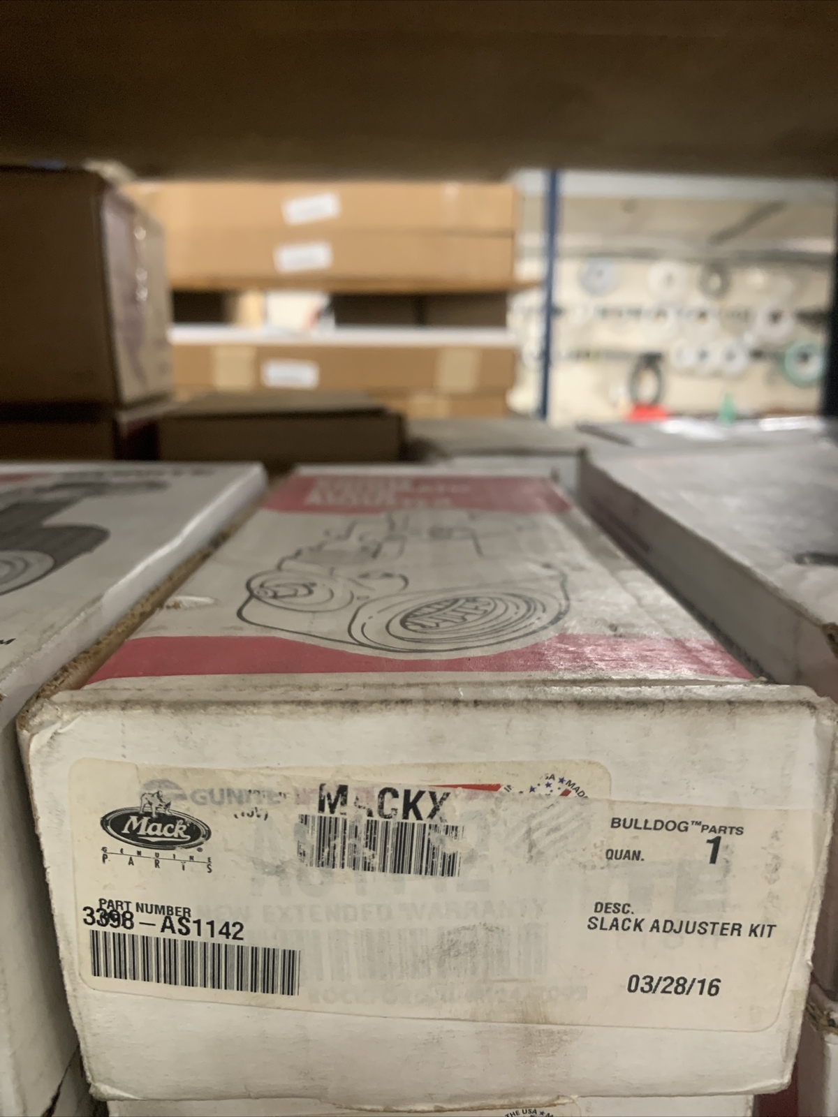Accuride AS1142 6.5" Automatic Slack Adjuster,28 Spline, 1.5" Dia. (Gunite)