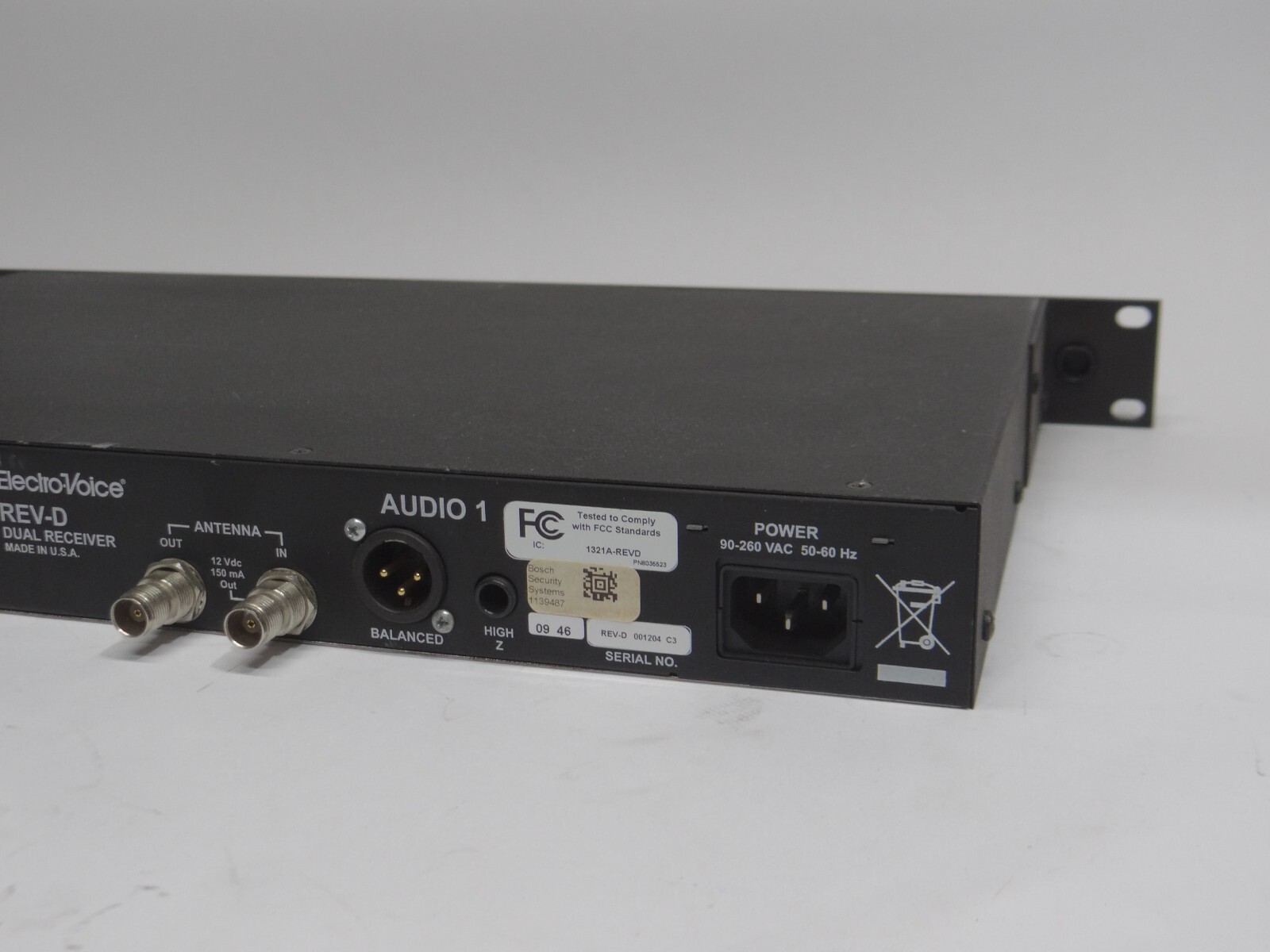 EV Dual Receiver REV-D Tested for Power