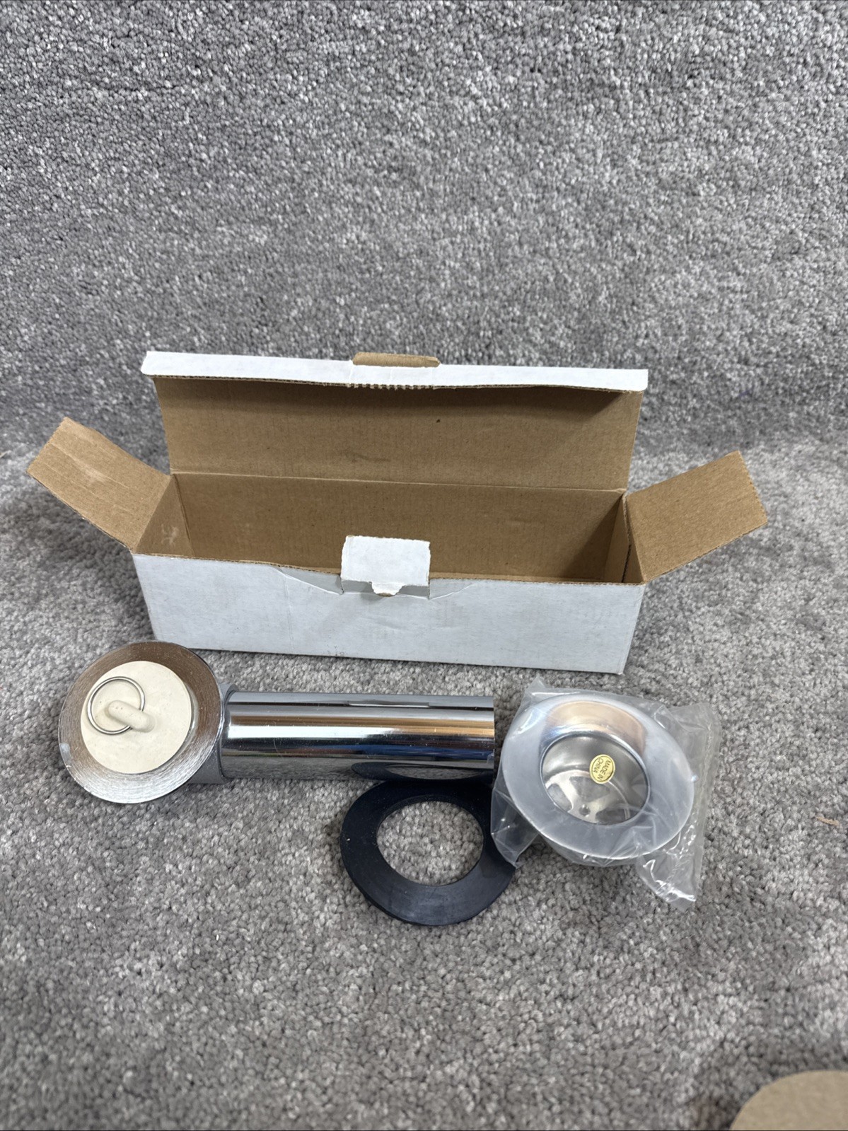 Do it 1-3/8 In. Brass Overflow and Waste Shoe with Strainer