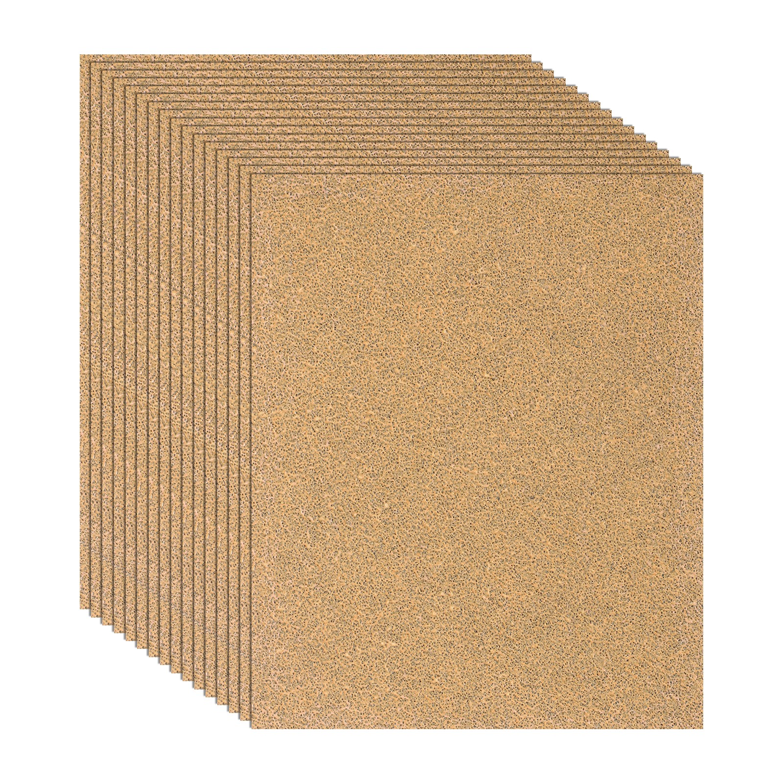 16 Pack 4.5" x 5.5" Sandpaper, 40 Grit Sand Papers for Wood Furniture Floor