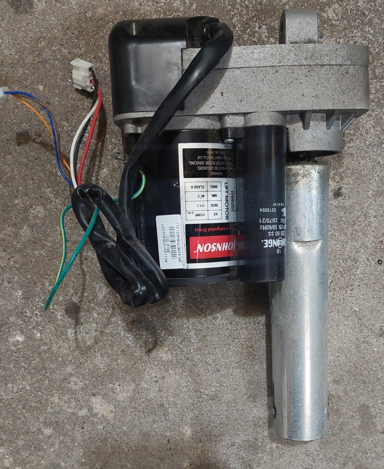Johnson Lift Motor For Elevation Jm14-007