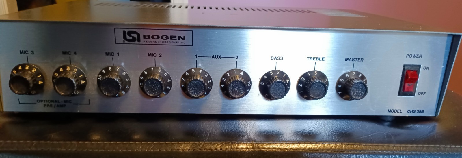 Vintage Bogden 4 channel mixer amp