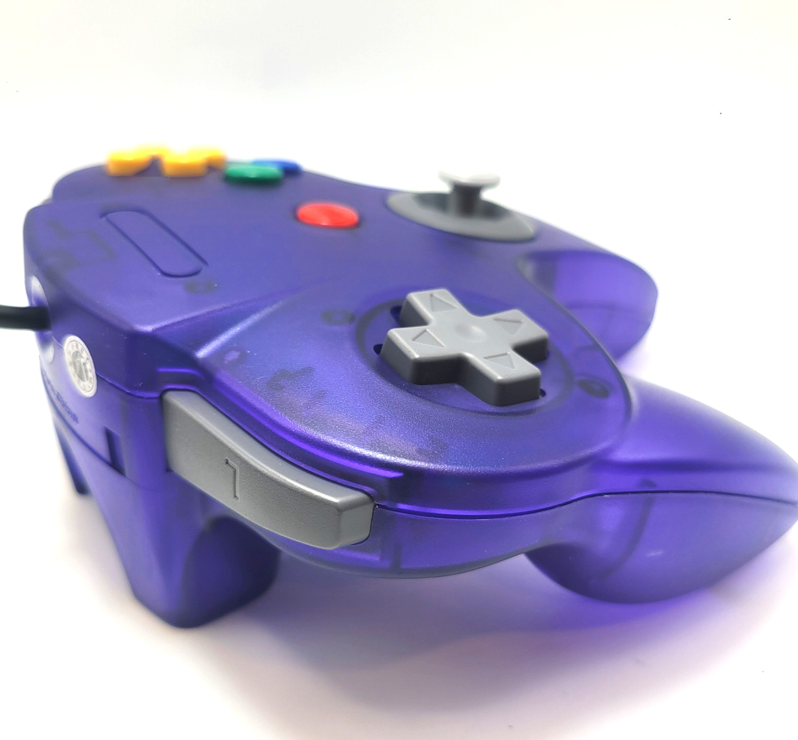 Nintendo 64 Wired Controller for N64 - TeknoGame® - Clear Grape Purple - NEW!